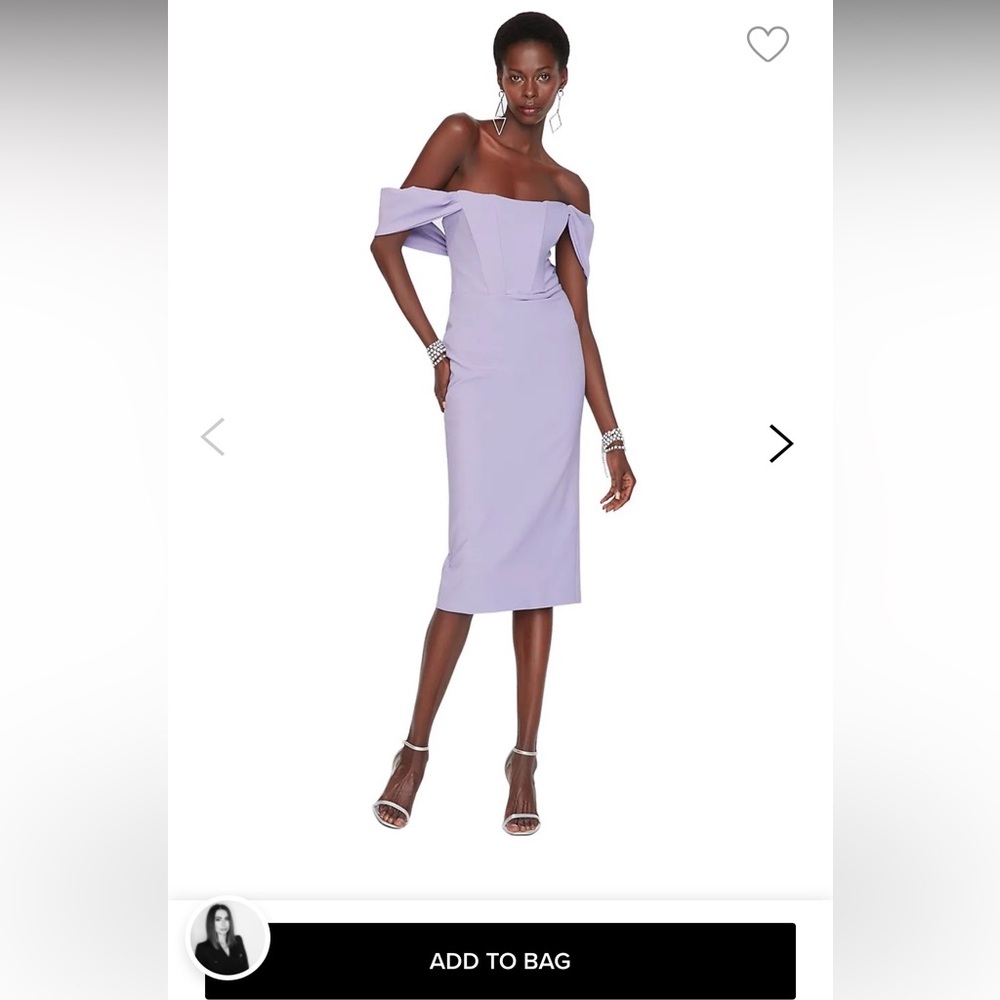 Formal lavender dress